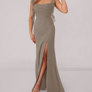 Azazie taupe bridesmaid Dress